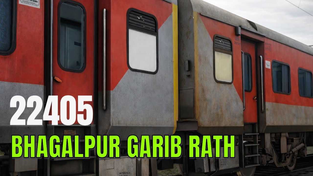Amazing Journey through Bihar | 22405-Bhagalpur GARIB RATH EXP | Railworks TS 