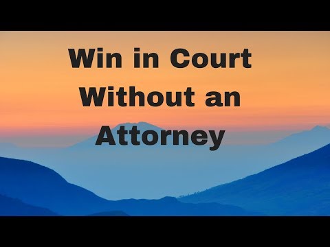 Win in Court Without an Attorney