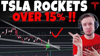 TESLA Stock - TSLA Rockets 15% !!! What's Next?