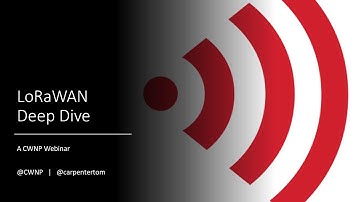 LoRaWAN Deep Dive Webinar - Full Webinar - March 2021