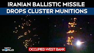 Iran Israel War | Iranian Ballistic Missile Drops Cluster Munitions Over Occuiped West Bank