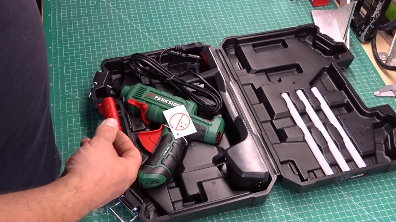 PARKSIDE Cordless Hot Glue Gun PHP 500 E3 (Heißklebepistole) UNBOXING