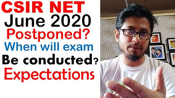 CSIR NET June 2020 exam date form fill up | When will CSIR NET be conducted?
