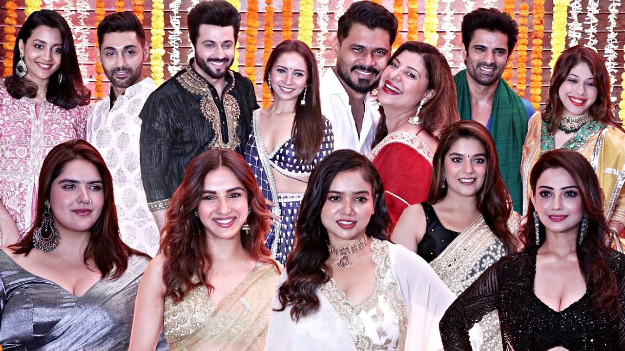 Celebrities At Sandiip Sikchand Diwali Party 2024 Dheeraj Dhoopar, Sambhavna Seth, Jasmin Bhasin