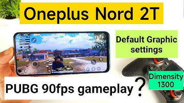 OnePlus Nord 2T Pubg Default Graphics Settings Dimensity 1300 🔥🔥🔥