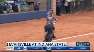 ISU Softball splits with Evansville