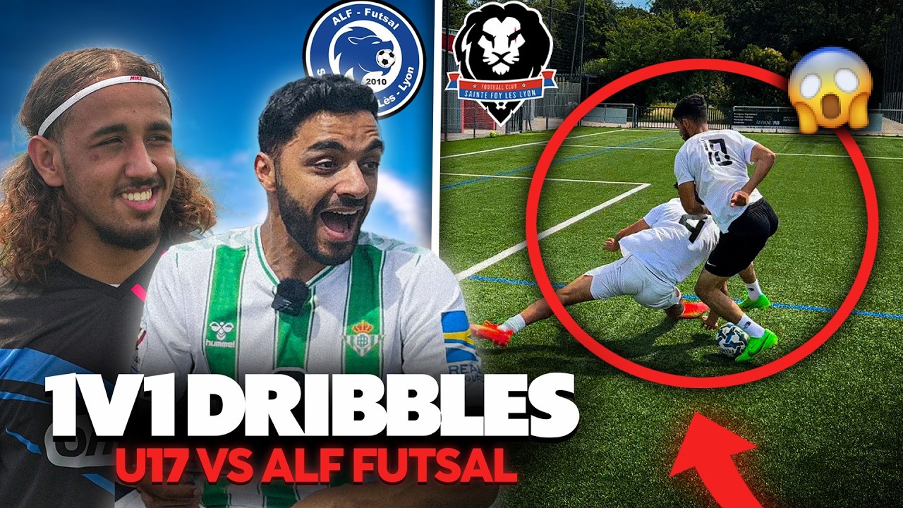Qui est le meilleur DRIBBLEUR en 1v1 de LYON ? U17 de Sainte Foy vs. ALF Futsal (1000€)