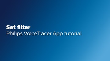 Philips VoiceTracer App: How to filter your recorded audiofiles in the app