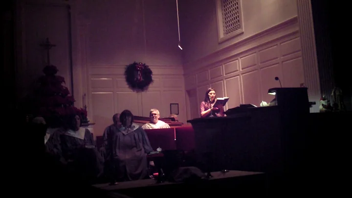 "O Come, O Come Emmanuel"  Solo by Rachel Correa