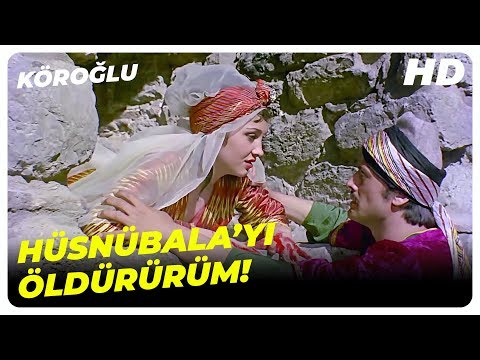 Cidalı Kenan, Hüsnübala'yı Köroğlu'ndan Kaçırdı! | Köroğlu Cüneyt Arkın Eski Türk Filmleri