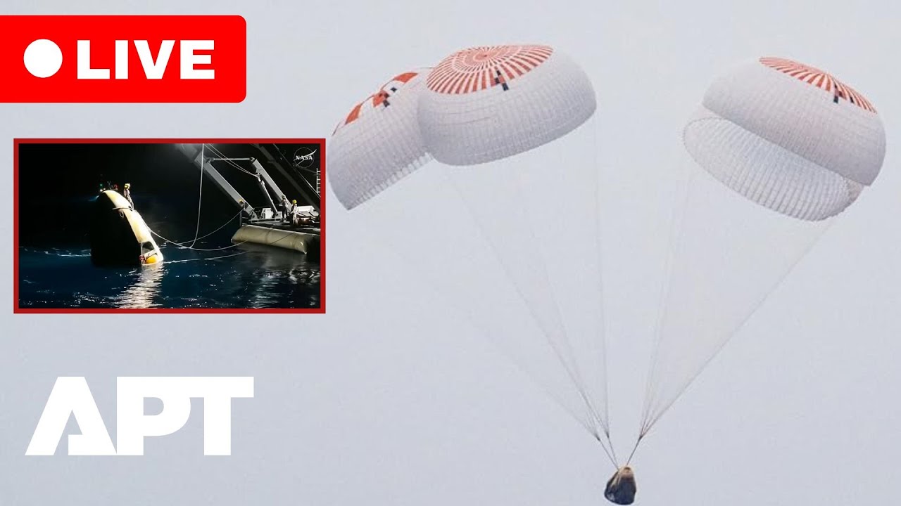 LIVE | SpaceX Capsule With Four Astronauts, One Ailing, Splashes Down Safely Off California | APT