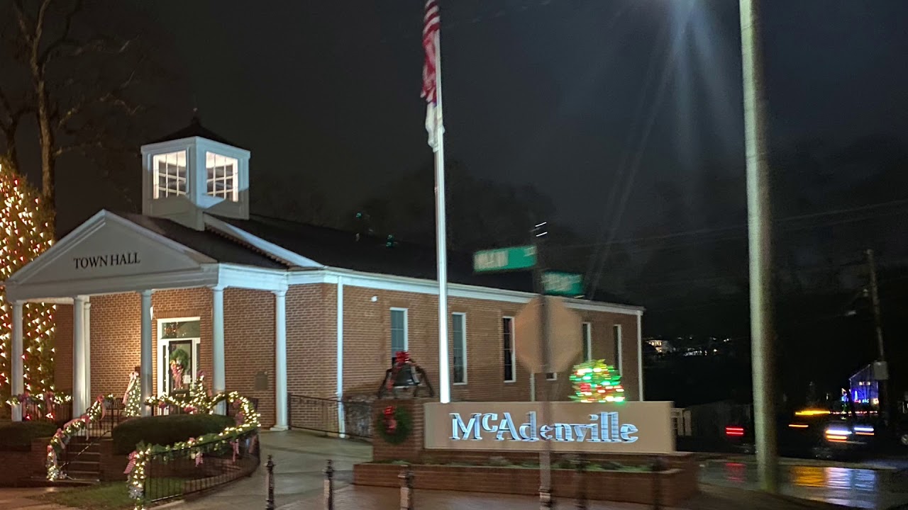 McAdenville Christmas town USA YouTube