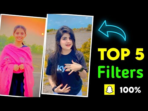 Top 5 Snapchat Best Filters || Snapchat Iphone Filters