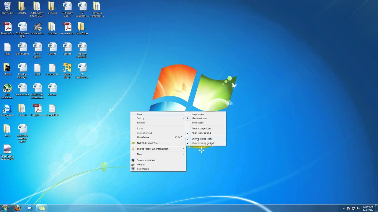 win 7 desktop