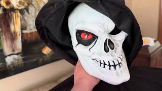 New SPIRIT HALLOWEEN JACK THE REAPER HANGING PROP 5FT REVIEW UNBOXING