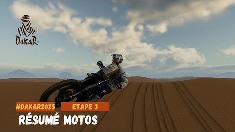 🏁 LE DAKAR 2025 🇸🇦 | RÉSUMÉ MOTOS | ÉTAPE 3