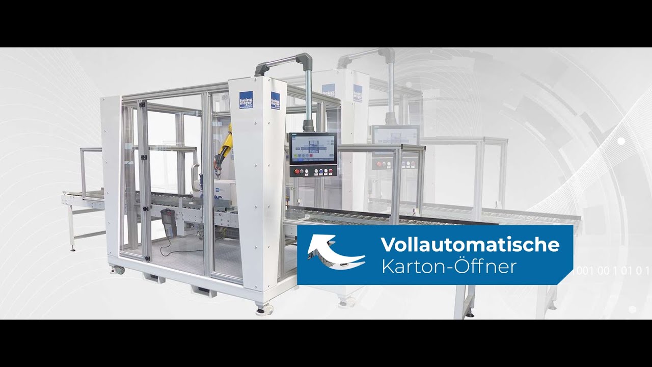 Vollautomatischer Karton-Öffner von Paketen und Kartons - Der Rapid Box Cutter