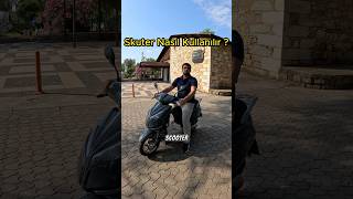 Scooter Nasıl Kullanılır ? Skuter Sürmek
