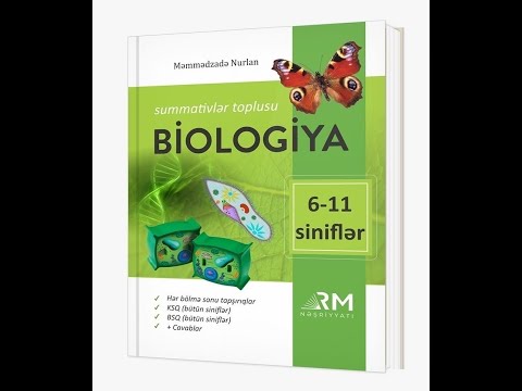 Biologiya 8-ci sinif ksq N7. Cavabları ilə (kitabı əldə etmək üçün (055)373-22-71)