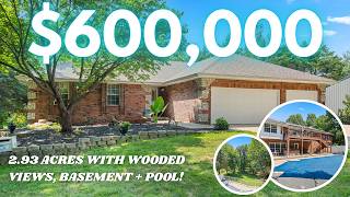 Home on Nearly 3 Acres with Inground Pool ✨ Walkout Basement 3-Car Garage Home on Nearly 3 Acres with Inground Pool ✨ Walkout Basement 3-Car Garage