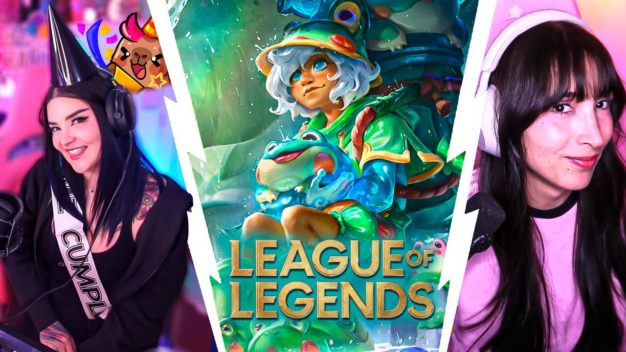 PASÉ MI CUMPLE JUGANDO LOL | CAPRI JUGANDO LEAGUE OF LEGENDS CON NEZUMI