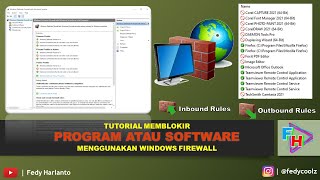 Tutorial Memblokir Program Atau Software Dengan Menggunakan Windows 10 Firewall screenshot 3