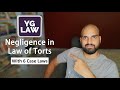 Tort of Negligence: Introduction and Essential elements with Case Laws – Law of Torts