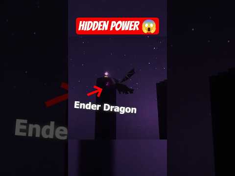 Ender Dragon's hidden Power 😱 #minecraft #shorts