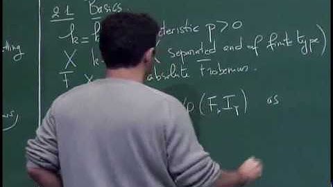 Brazil-France School and Workshop on Algebraic Geometry - Mini-course -  Stéphane Druel - Class 02