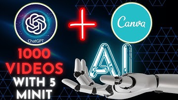 odd! 1,000 videos in 5 MINUTES Using AI (Canva + ChatGPT)