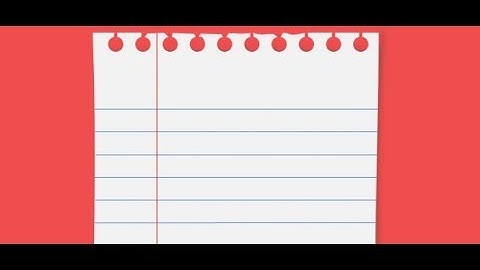 PowerPoint Tutorial: How to create notebook paper graphic