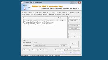 How it works: Any DWG to PDF Converter Pro