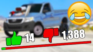 Using the WORST RATED mods in GTA 5!! (FUNNY)