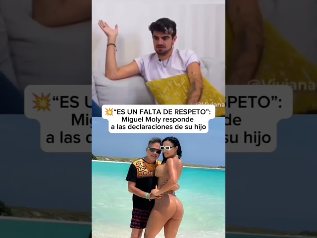 💥 #MiguelMoly desata críticas por decirle “falta de respeto” a su hijo #JonathanMoly