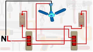 how to control a fan from two places
