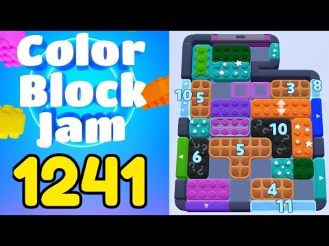 Color Block Jam Level 1241 Solution