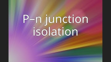 P–n junction isolation