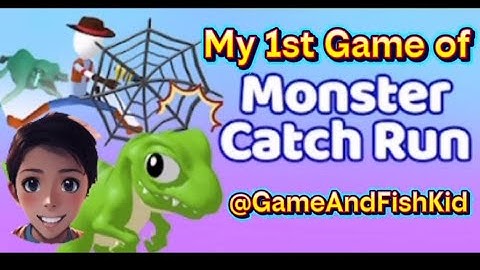 Playing MONSTER Catch Run for the FIRST Time
