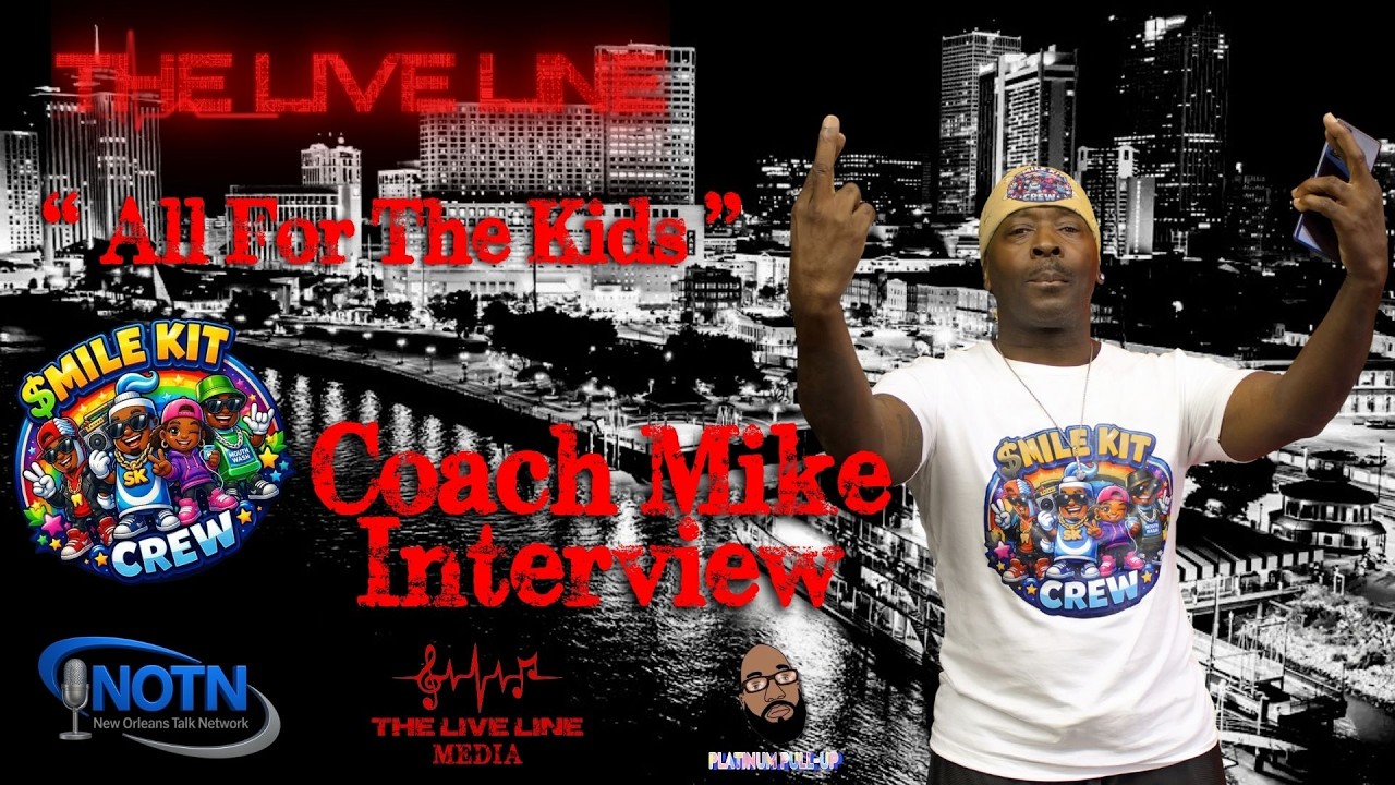 Coach Mike, Creator of The Smile Kit Crew Interview on The Live Line