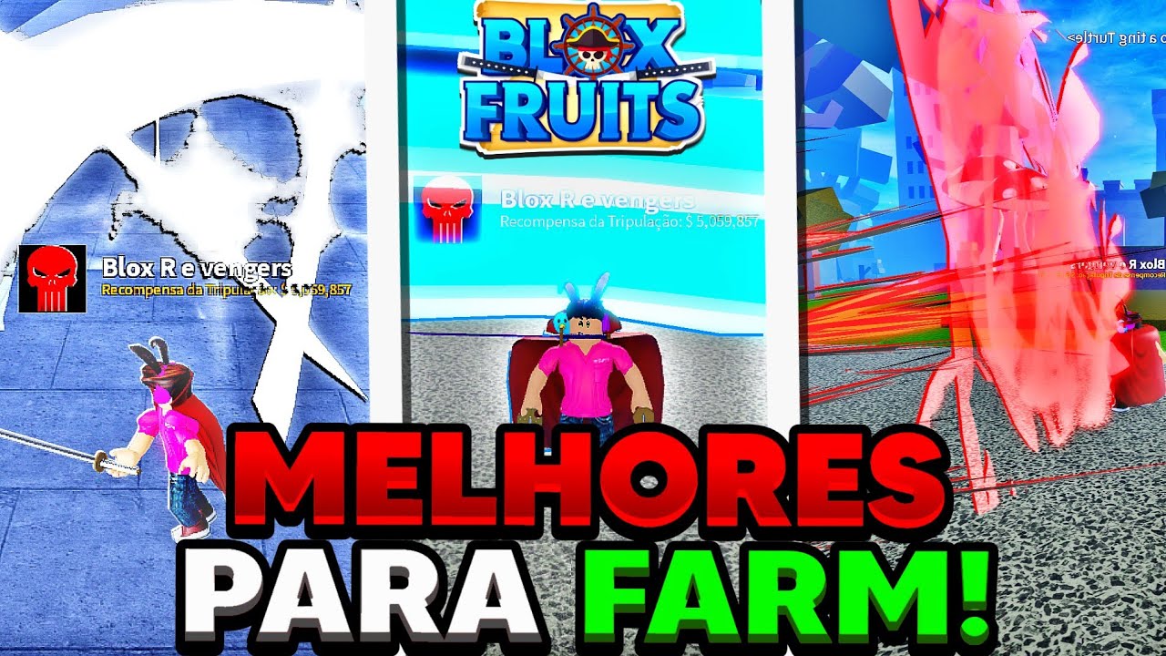 TOP 5 MELHORES ESPADAS PARA FARM NO BLOX FRUITS!!! - UPDATE 17.3