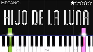 Mecano - Hijo de la Luna | EASY Piano Tutorial screenshot 4