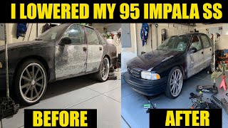 HOW TO INSTALL FRONT LOWERING SPRINGS  [IMPALA SS]