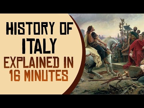 History of Italy Explained in 16 Minutes