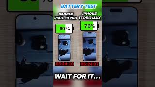 ⚡️Google Pixel 10 Pro vs iPhone 17 Pro Max Battery Test 🔋 | Who Lasts Longer? Real-Life Comparison!