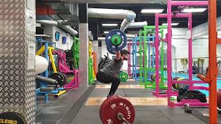 20191012 No feet snatch 62kg 5 4sets