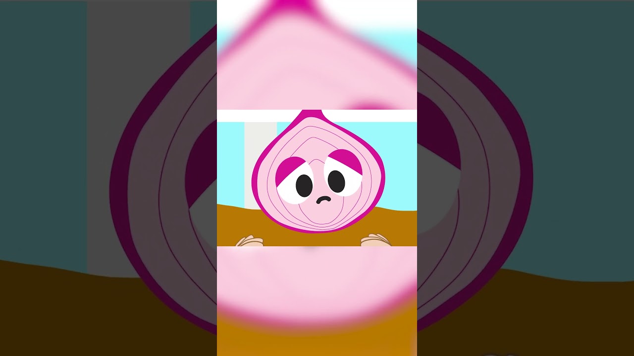 Onion is not laughing, make onion laugh by tickling it! 