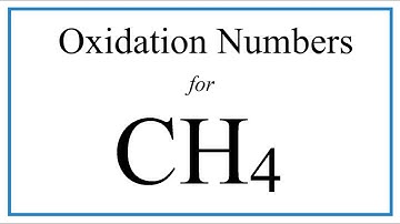 How to find the Oxidation Number for C in CH4     (Methane)