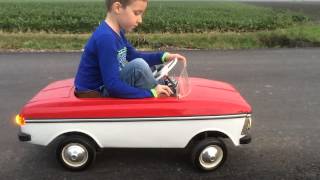 Air ride function slomo gas powered pedal car
