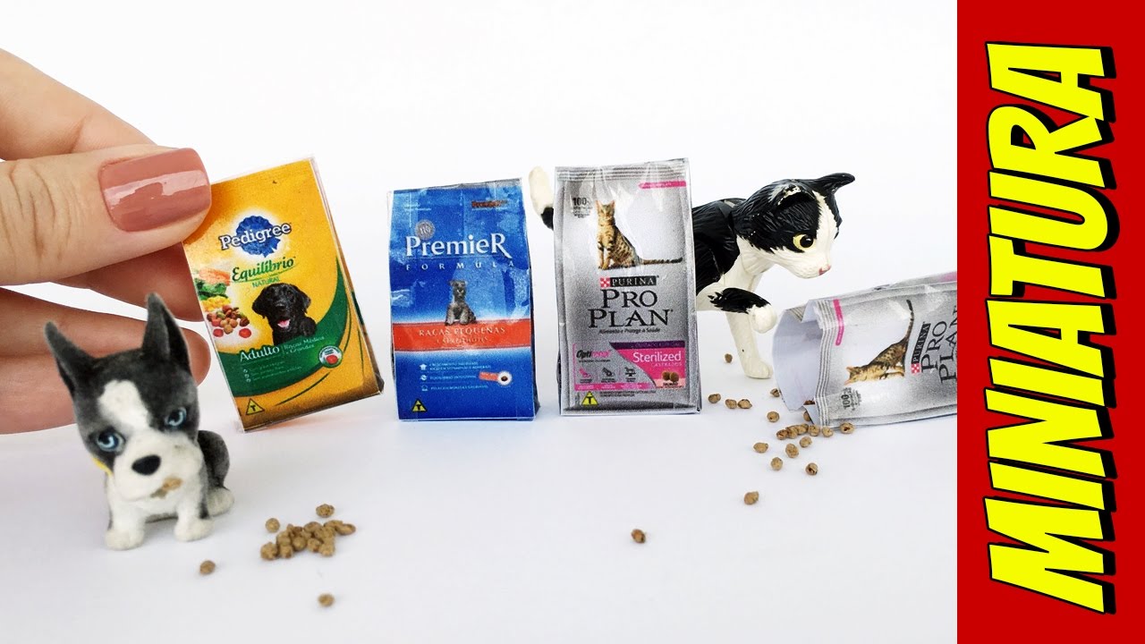Как сделать миниатюру корма для животных для домашних животных!