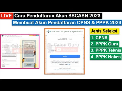 Cara Membuat Akun SSCASN 2023 pada Link Pendaftaran Akun SSCASN 2023 untuk Daftar CPNS dan PPPK 2023